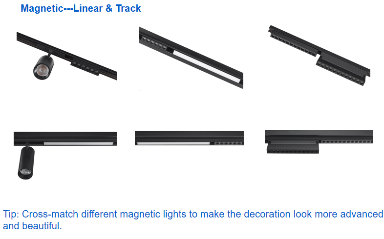 Frosted Rotate ETL Magnetic Linear Light