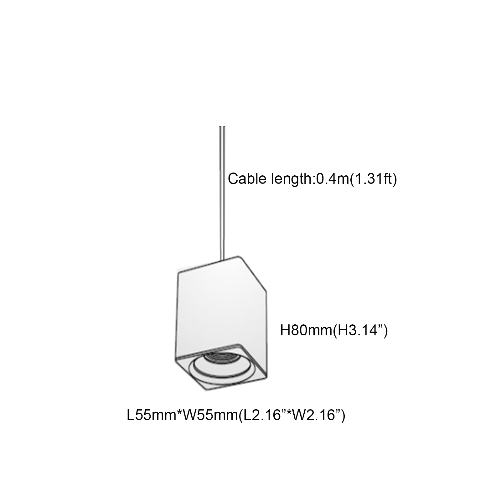 Master B ETL Magnetic Pendant Light