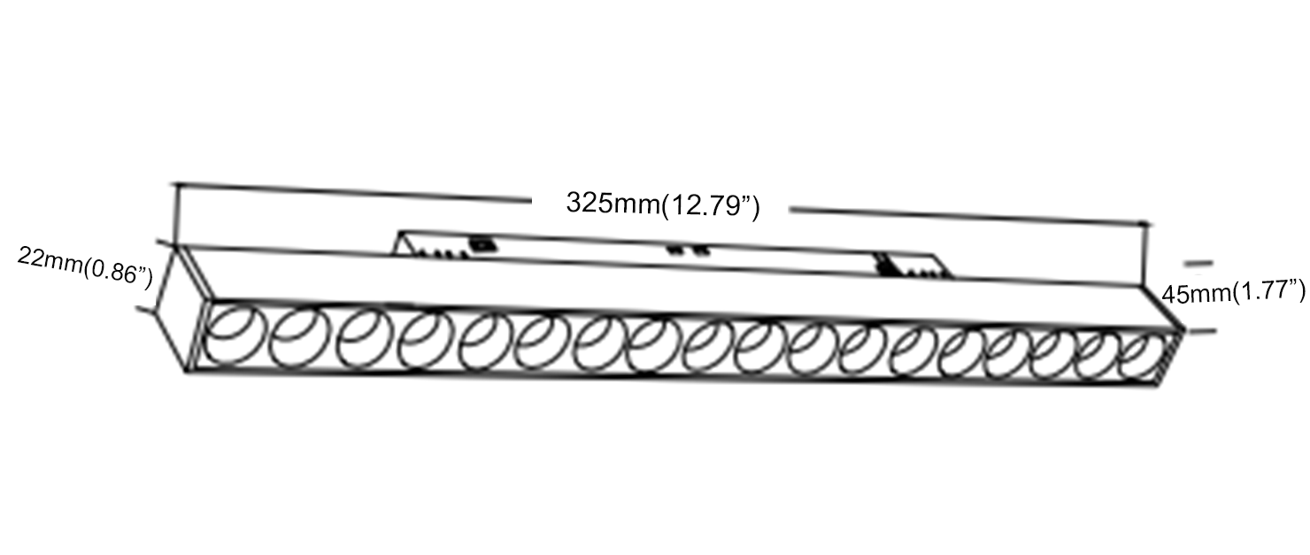 Anti-Glare Basic ETL Magnetic Linear Light