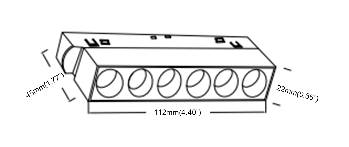 Anti-Glare Basic ETL Magnetic Linear Light