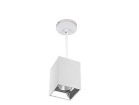 Master B Square ETL Pendant White+Silver