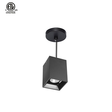 Master B Square ETL Pendant Black+Black